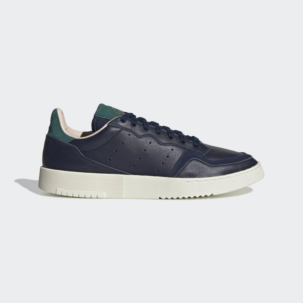 Adidas Men's Supercourt Originals Shoes Navy/Green Ireland EE6036